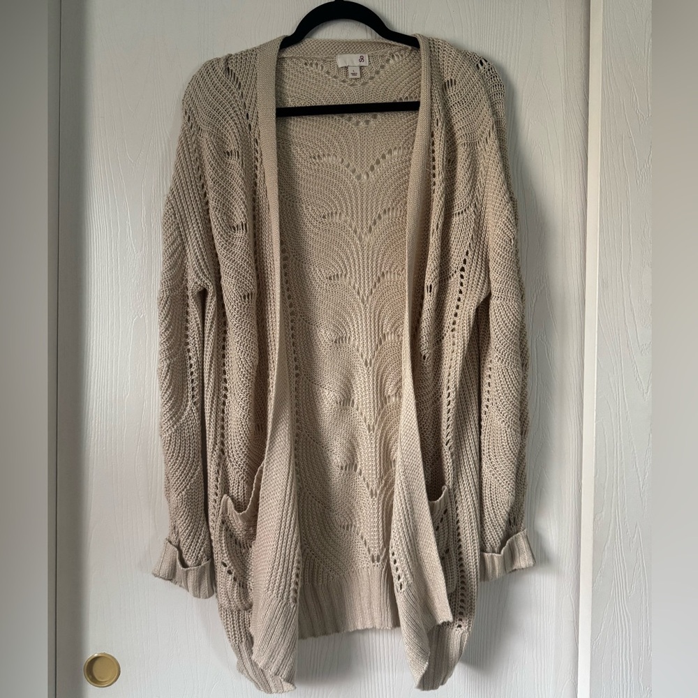 ❌SOLD❌Tan knit cardigan